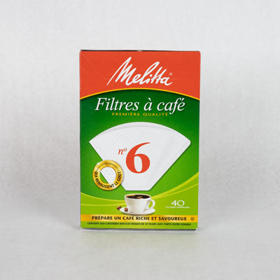 Melitta #6 Cone Filter - 40 Count