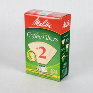 Melitta #2 Cone Filter - Natural Brown 100 Count