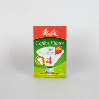 Melitta #4 Cone Filter - White 40 Count