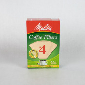 Melitta #4 Cone Filter - Natural Brown 100 Count