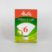 Melitta #6 Cone Filter - White 40 Count